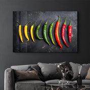 Pepper | Glass Wall Art - Artdesigna