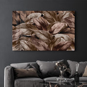 Tropical Leaf | Glass Wall Art - Artdesigna