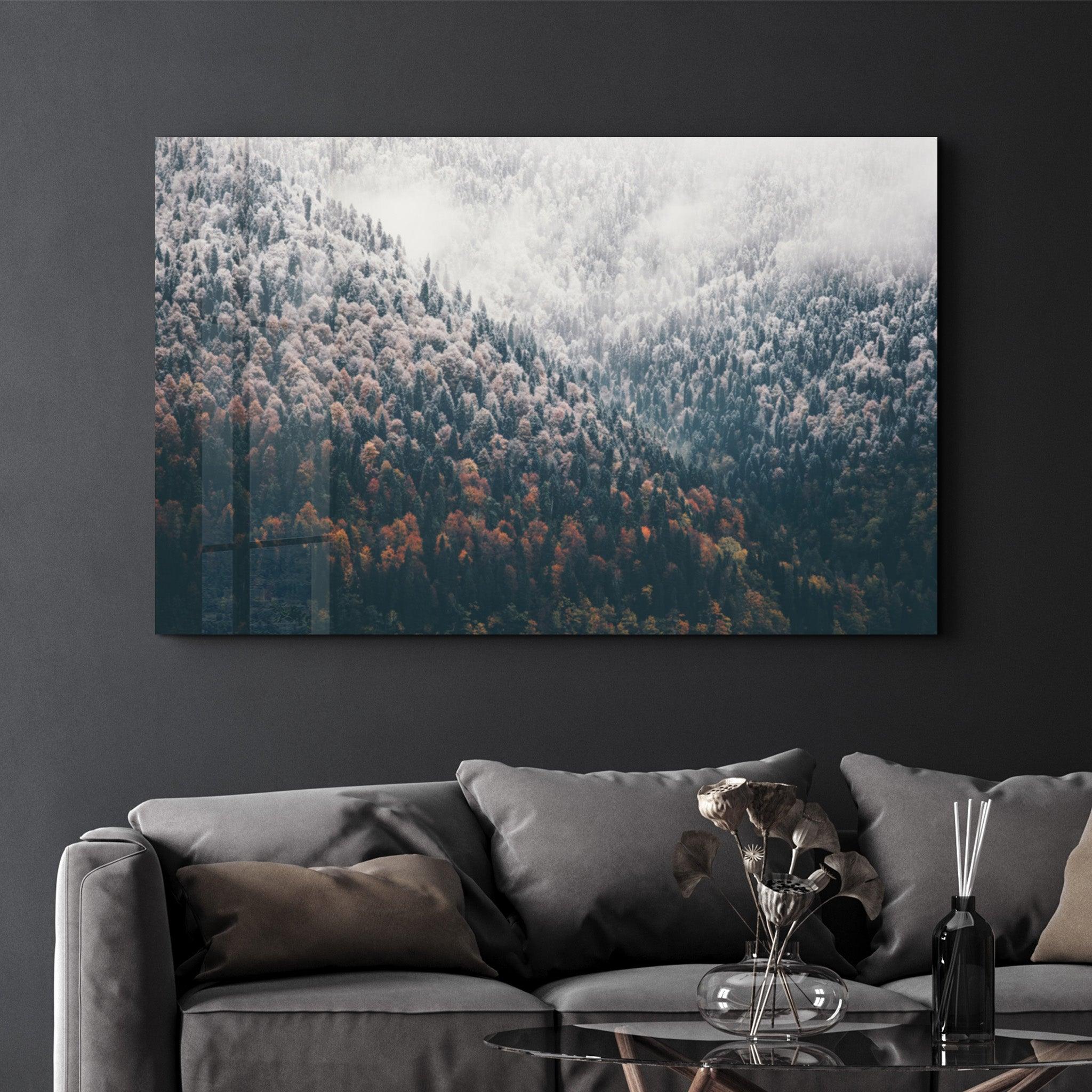 Forest | Glass Wall Art - Artdesigna