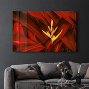 Leaves | Glass Wall Art - Artdesigna