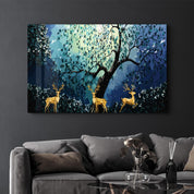 Cute Forest | Glass Wall Art - Artdesigna