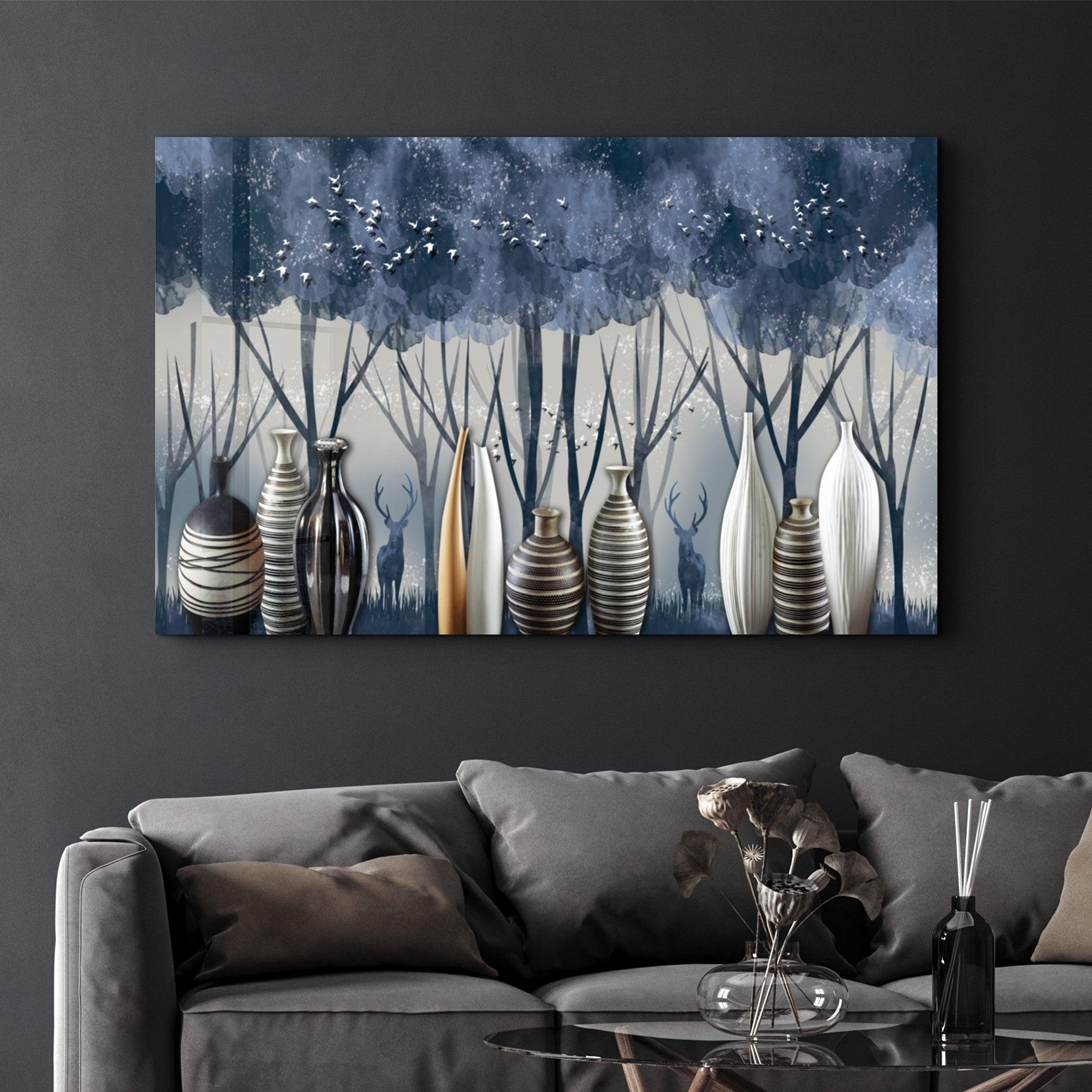 Cute Forest4 | Glass Wall Art - Artdesigna