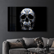 Design Skull | Glass Wall Art - Artdesigna