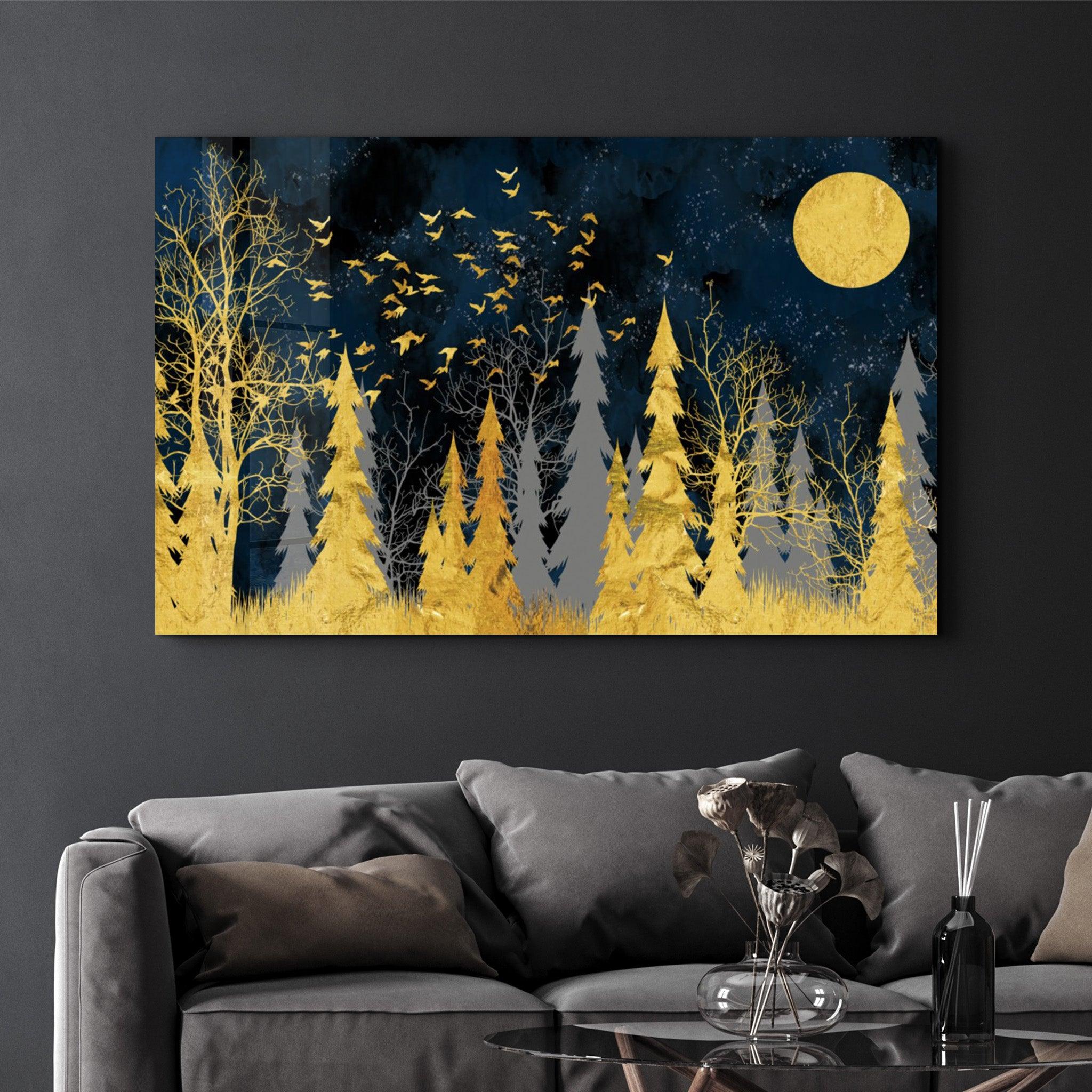 Cute Forest7 | Glass Wall Art - Artdesigna