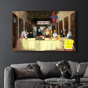 The Last Supper - Cartoons | Glass Wall Art - Artdesigna