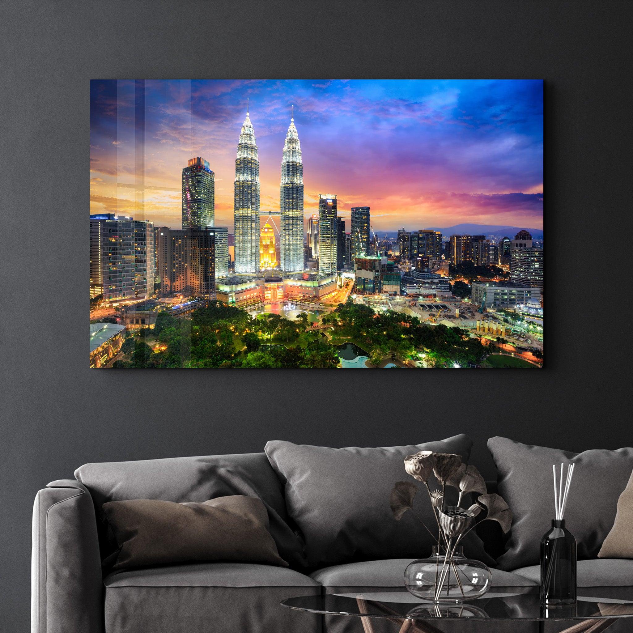 Kuala Lumpur - Malaysia | Glass Wall Art - Artdesigna