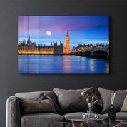 London Skyline - UK | Glass Wall Art - Artdesigna