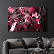 Hero Of Cards | Glass Wall Art - Artdesigna