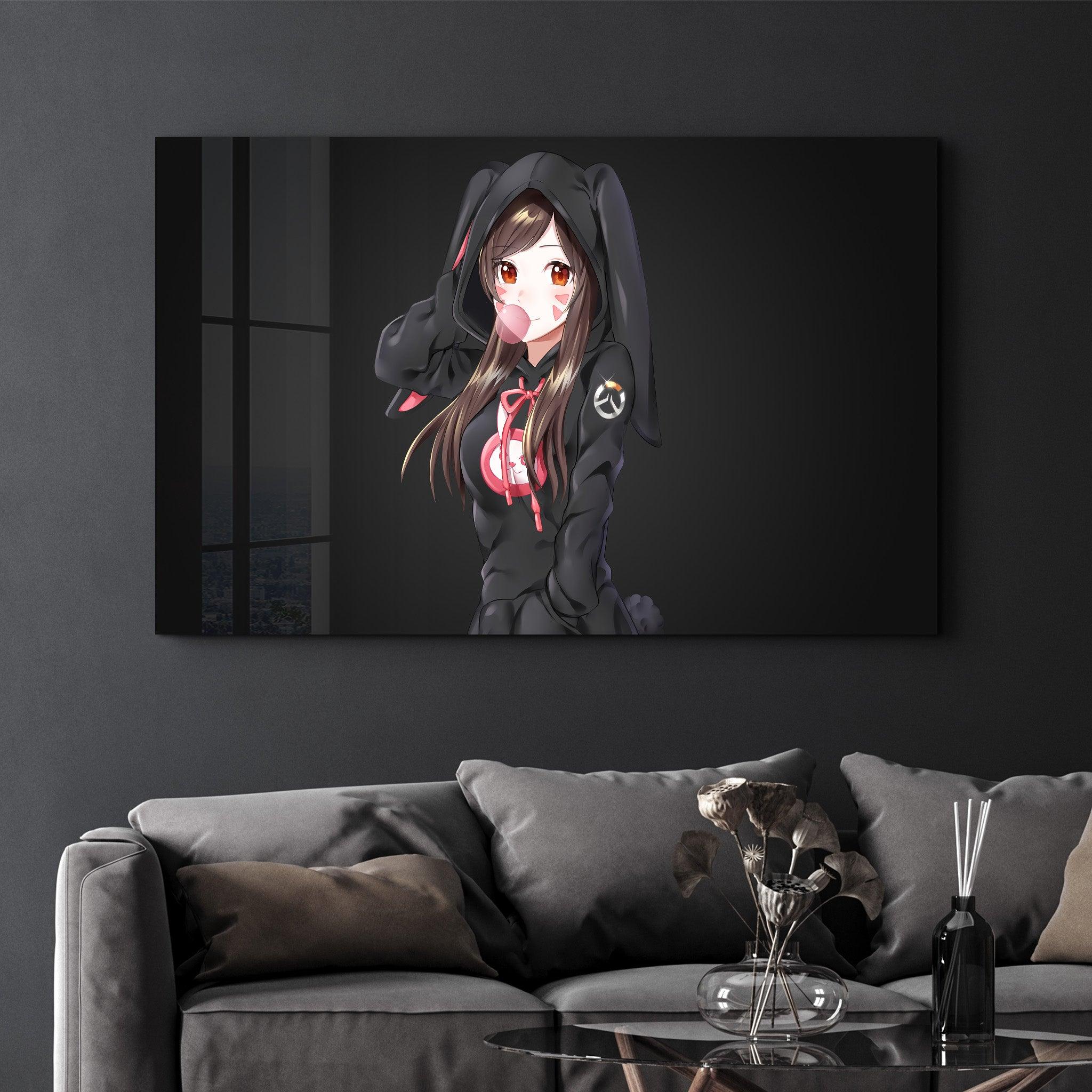 D.Va | Glass Wall Art - Artdesigna