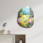 Alpine Bloom – Amorphous Glass Wall Art