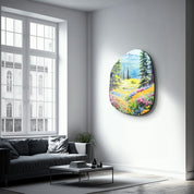 Alpine Bloom – Amorphous Glass Wall Art