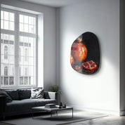 Crimson Harvest – Amorphous Glass Wall Art