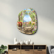 Garden Archway – Amorphous Glass Wall Art