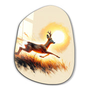 Golden Escape – Amorphous Glass Wall Art