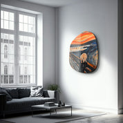 The Scream – Amorphous Glass Wall Art