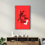 Lift Others As You Rise | Motivational Collection Glass Wall Art