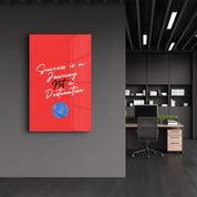 Success is a Journey | Motivational Collection Glass Wall Art