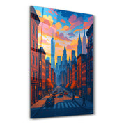 City of Dreams – Glass Wall Art by HMZ