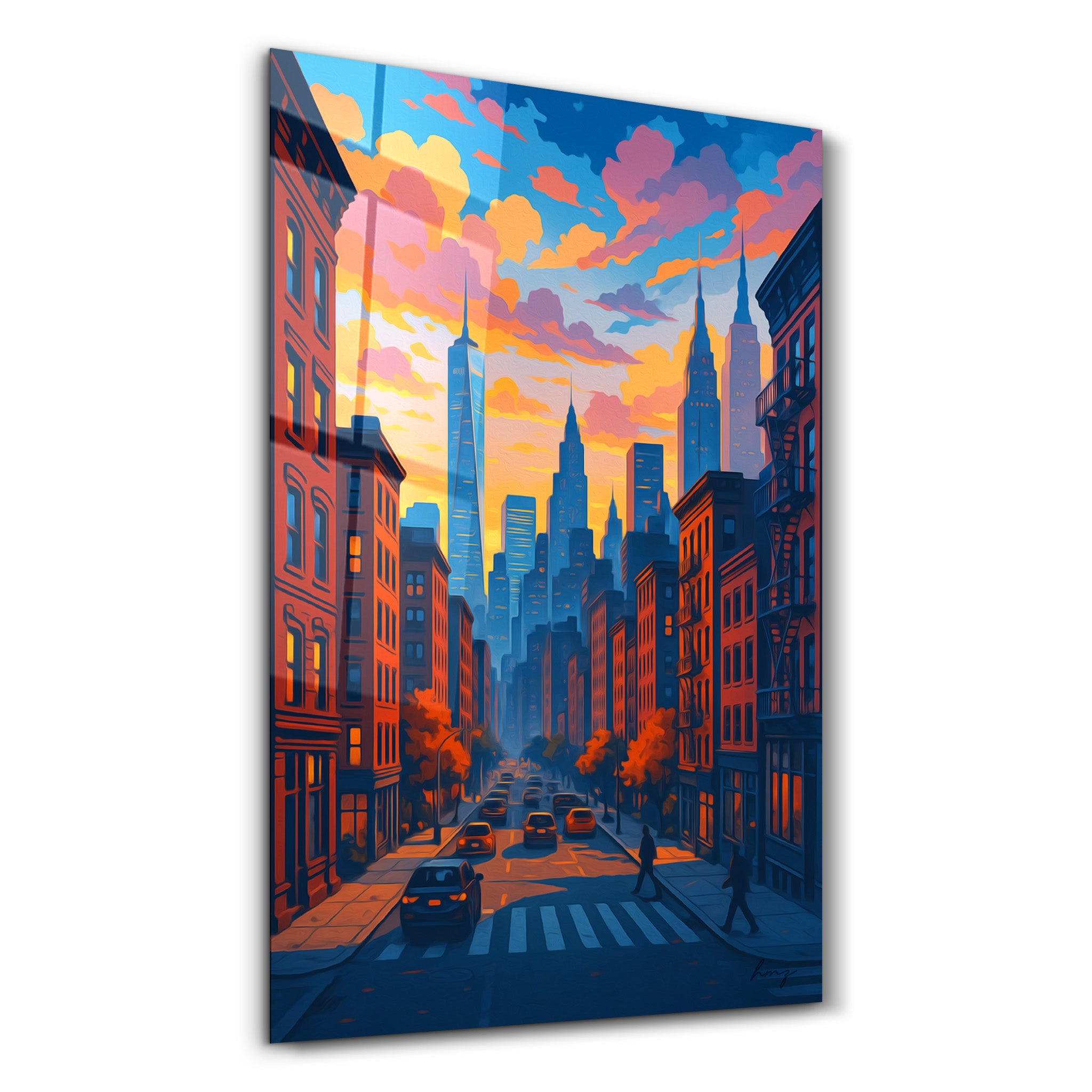 City of Dreams – Glass Wall Art by HMZ