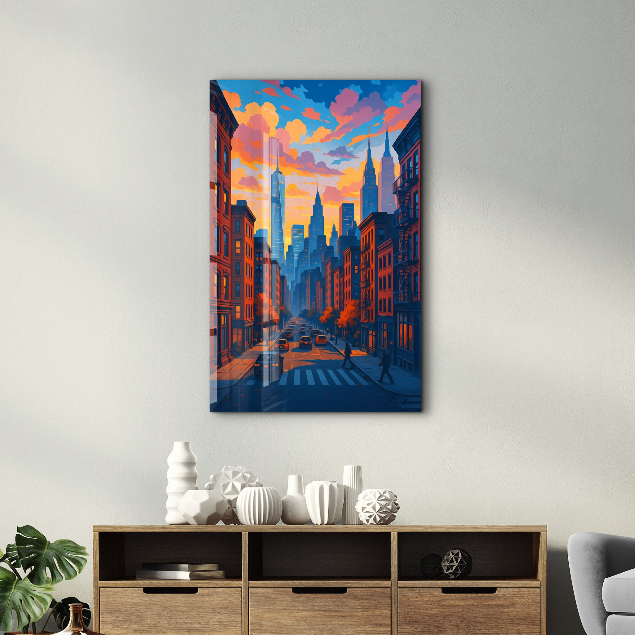 City of Dreams – Glass Wall Art by HMZ