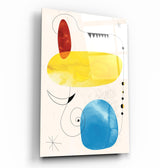Colorful Modern Shapes 2 | Glass Wall Art