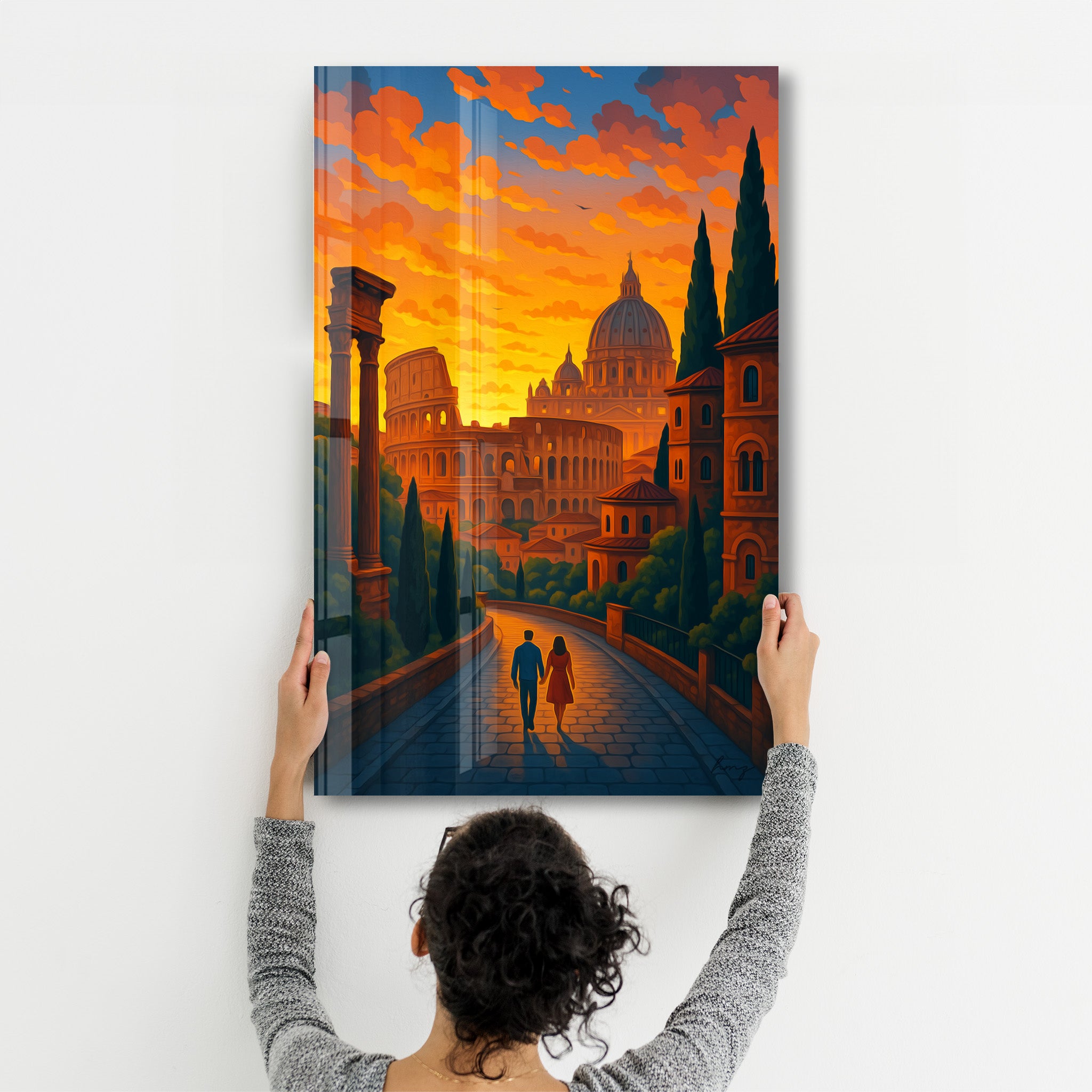 Eternal Stroll – Glass Wall Art by HMZ