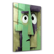 Faces of Feeling - Glass Wall Art