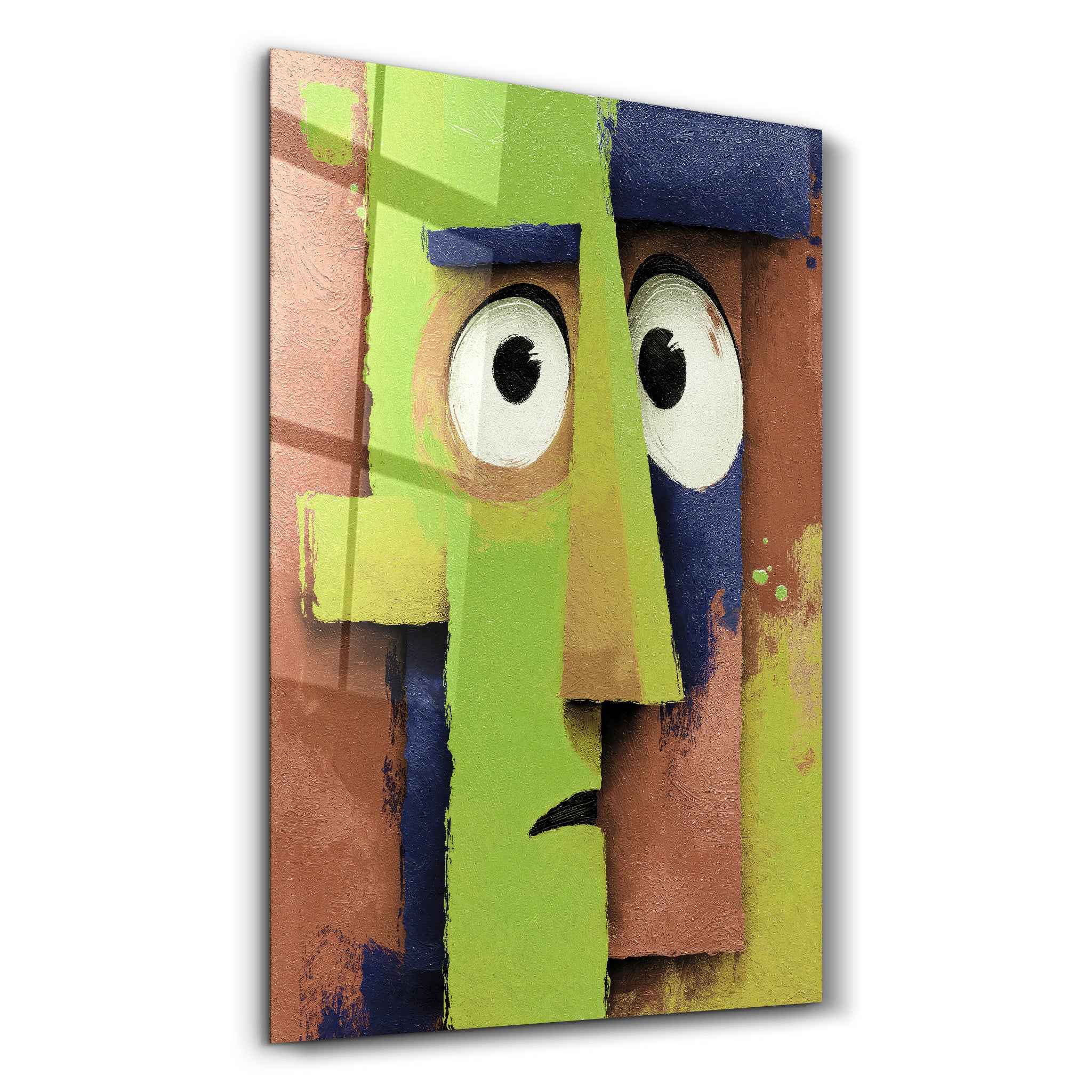 Faces of Feeling - Glass Wall Art