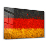 German Flag Splash | Glass Wall Art