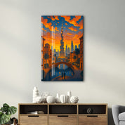 Golden Dubai – Glass Wall Art by HMZ