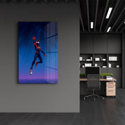 Into the Webverse – Glass Wall Art by HMZ