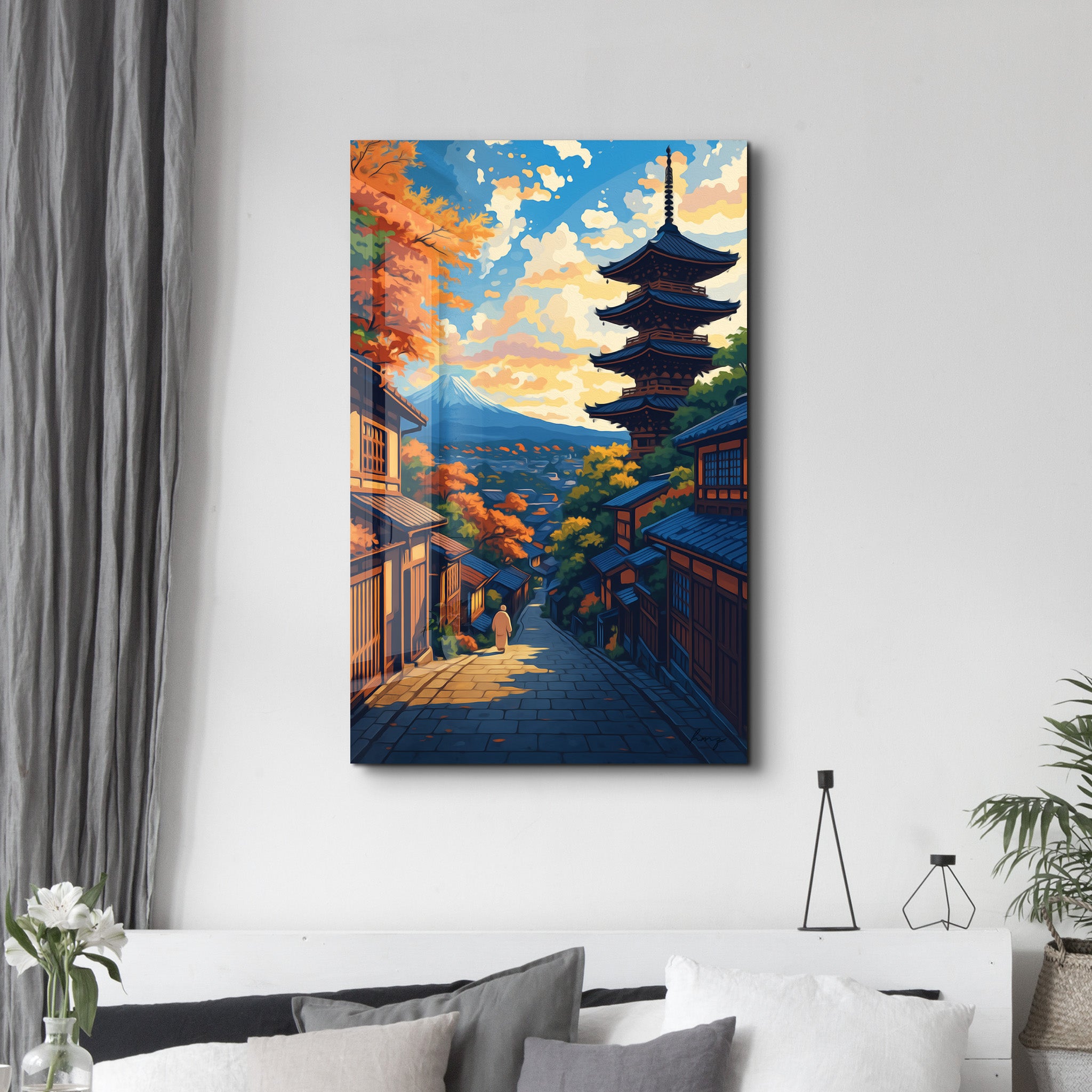 Kyoto Serenity – Glass Wall Art by HMZ