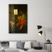 Let’s Order Pizza - Relatable Renaissance Glass Wall Art