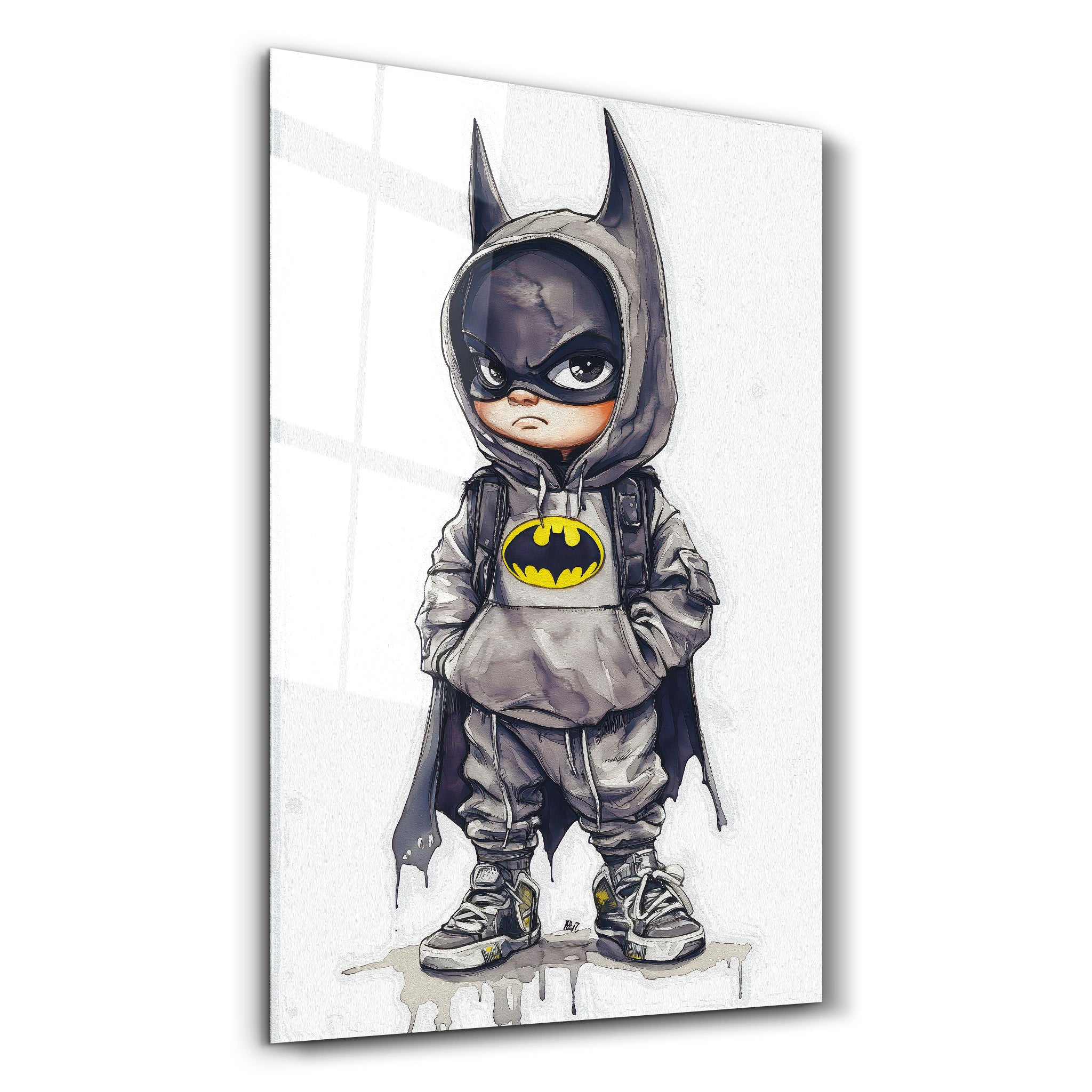Little Dark Knight - Glass Wall Art