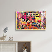 Love is the Answer by Mr. Pablo Costa – Glass Wall Art