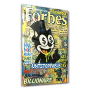 Make More Money - Billionaire Ambition Glass Wall Art