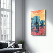 March of the Giants – Glass Wall Art