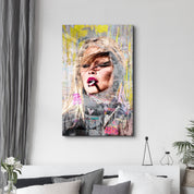 Never Give Up by Mr. Pablo Costa – Glass Wall Art