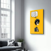 No Fear. No Flesh. No Limits. - Glass Wall Art