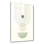 Orb Alignment with Linear Arch - Glass Wall Art