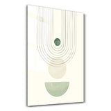 Orb Alignment with Linear Arch | Glass Wall Art
