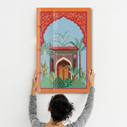 Palace Garden Serenity – Glass Wall Art