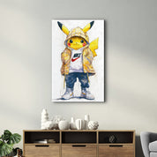 Pika Pika Reloaded - Glass Wall Art