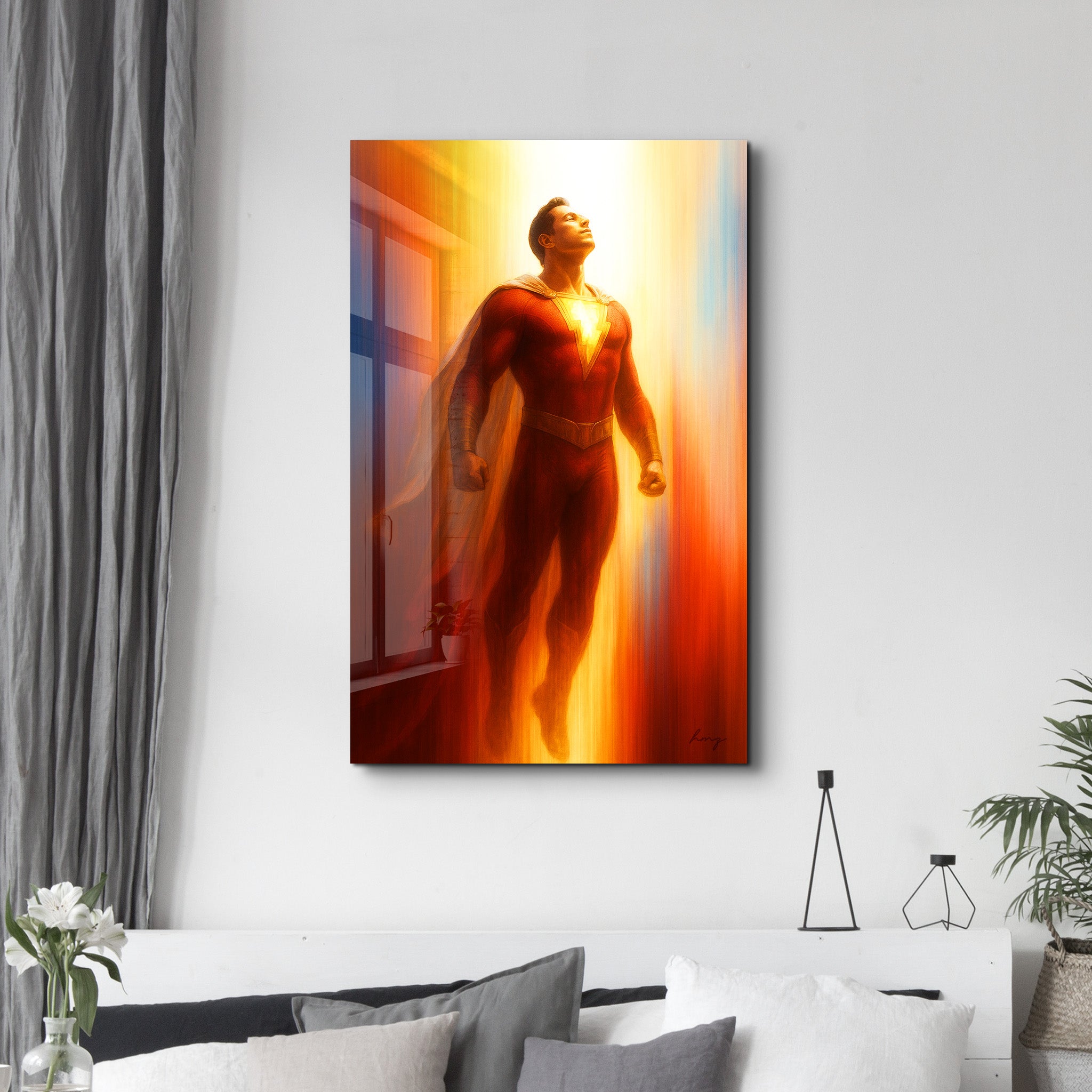 Power of Thunder – Glass Wall Art by HMZ