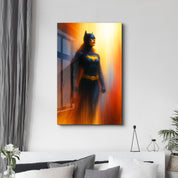 Rise of the Batheart – Glass Wall Art by HMZ