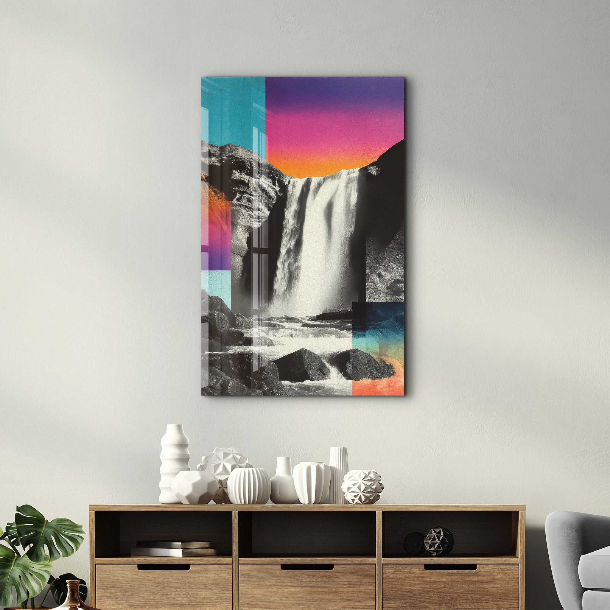 The Cascade Spectrum – Glass Wall Art