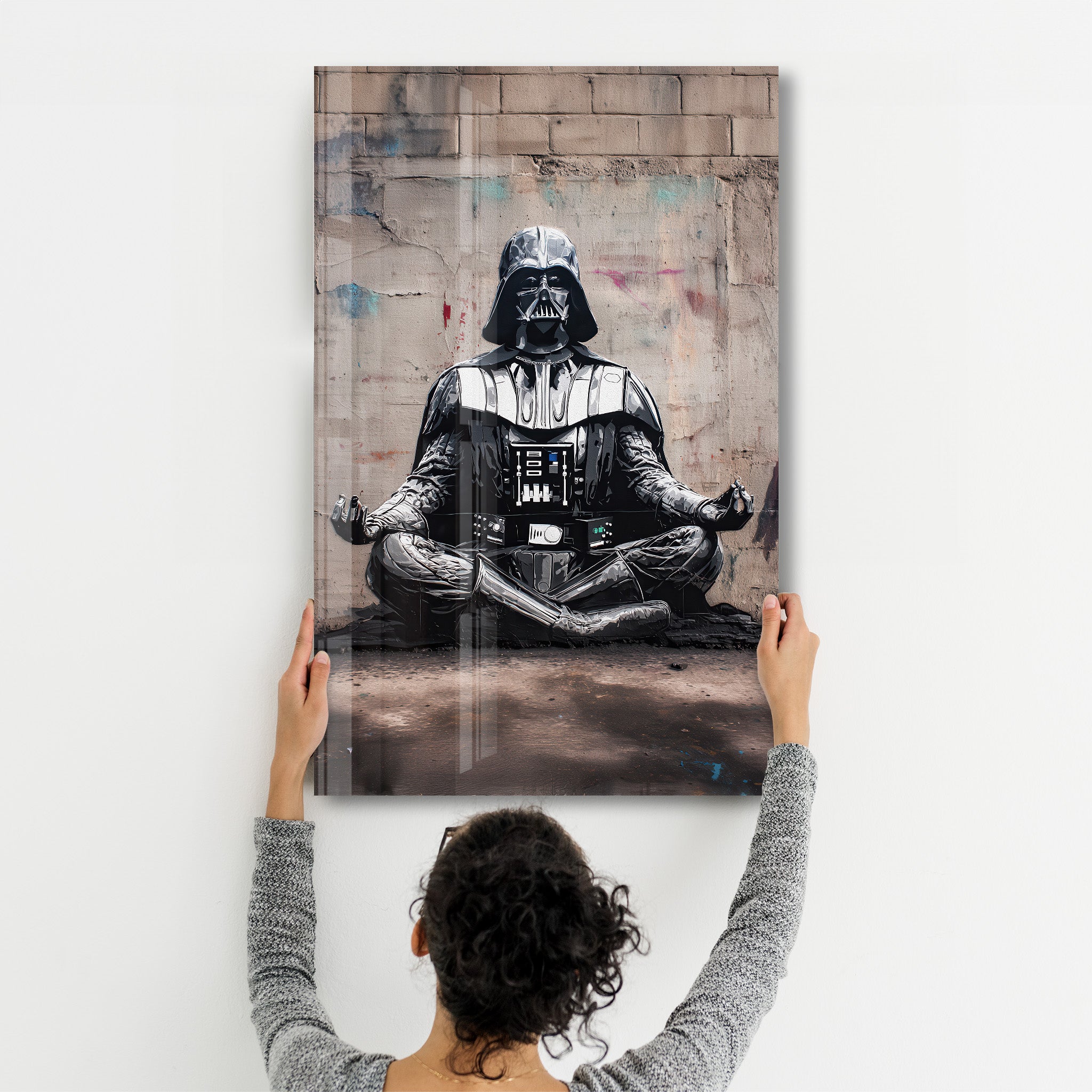 The Dark Side of Zen – Glass Wall Art