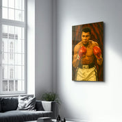 The Greatest – Glass Wall Art by HMZ