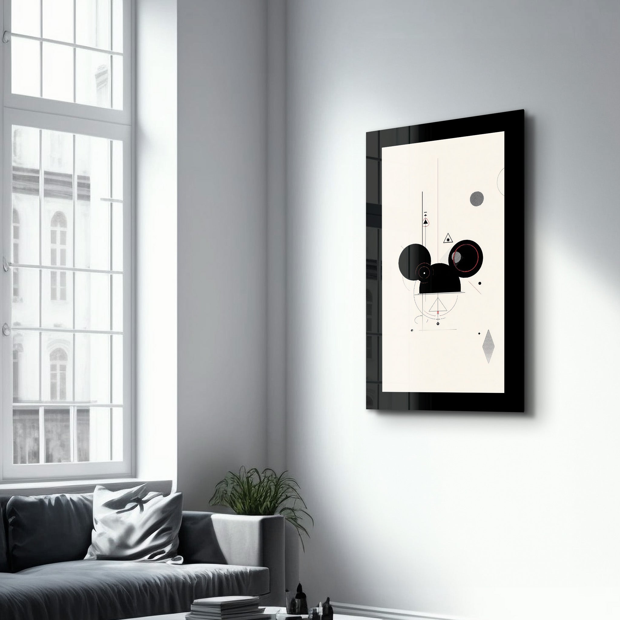 The Mouse Reimagined – Glass Wall Art