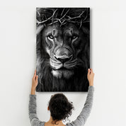 The Path of Strength - Glass Wall Art
